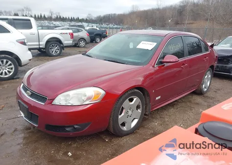 2009 Chevrolet Impala Ss из США, поврежденный, VIN 2G1WD57C091131192